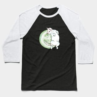 Cucumber Cat Baseball T-Shirt